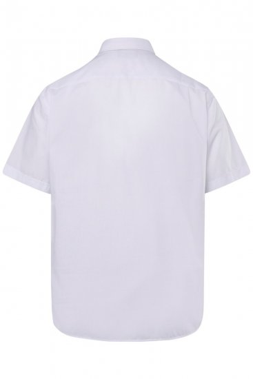 Men+ 756 Kortermet Business-skjorte med klassisk krage Hvit - Skjorter - Store skjorter - 2XL-8XL