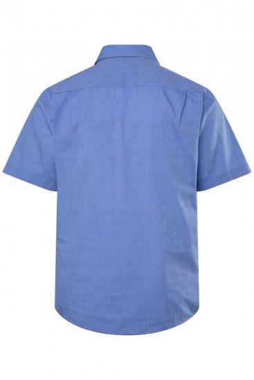 Men+ 756 Kortermet Business-skjorte med klassisk krage Lyseblå - Skjorter - Store skjorter - 2XL-8XL