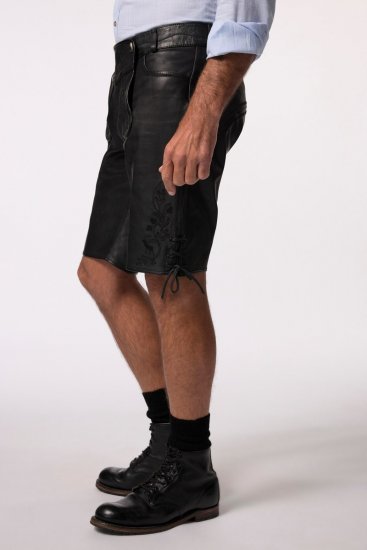 JP1880 831257 Skinnshorts i nappa Svart - Shorts - Store shorts - W40-W60