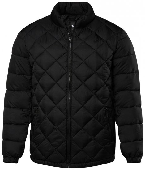 Men+ 494 Quiltet jakke med ståkrage Svart - Jakker - Store jakker - 2XL-12XL