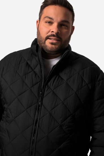 Men+ 494 Quiltet jakke med ståkrage Svart - Jakker - Store jakker - 2XL-12XL