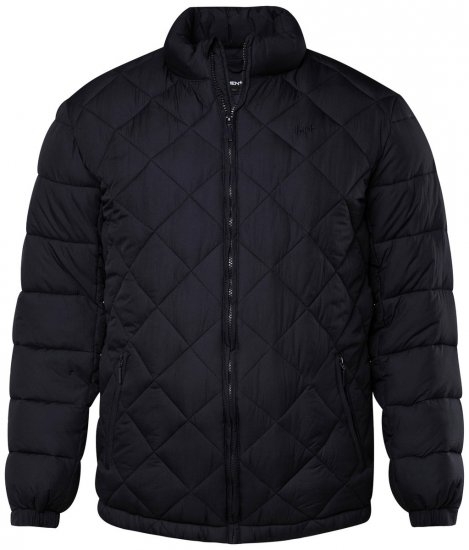 Men+ 494 Quiltet jakke med ståkrage Mørkeblå - Jakker - Store jakker - 2XL-12XL
