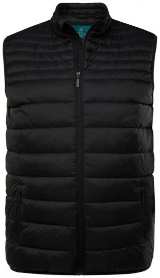 Boston Park 583 Quiltet vest med ståkrage Svart - Jakker - Store jakker - 2XL-12XL