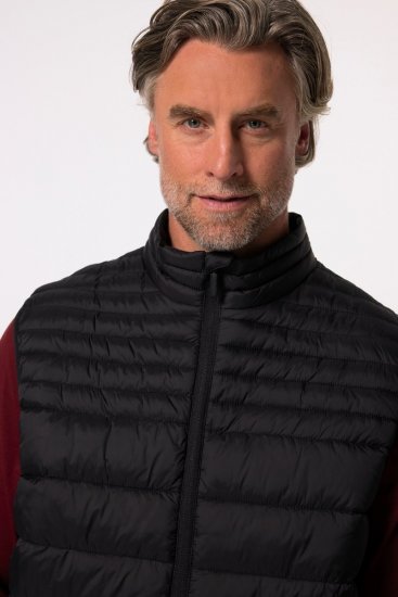 Boston Park 583 Quiltet vest med ståkrage Svart - Jakker - Store jakker - 2XL-12XL