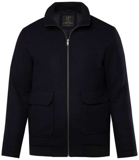 JP1880 831627 Bomberjakke i ullmiks Mørkeblå - Jakker - Store jakker - 2XL-12XL