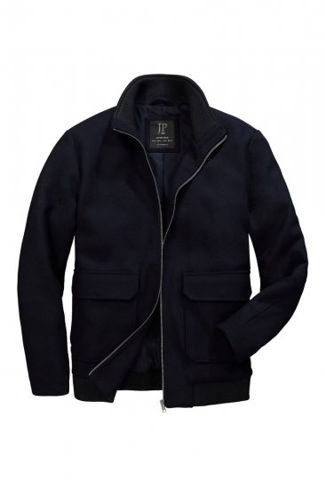 JP1880 831627 Bomberjakke i ullmiks Mørkeblå - Jakker - Store jakker - 2XL-12XL