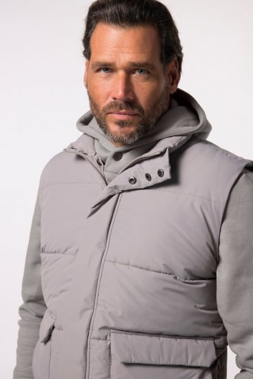 JP1880 831639 Quiltet vest i resirkulert polyester Mørkegrå - Jakker - Store jakker - 2XL-12XL