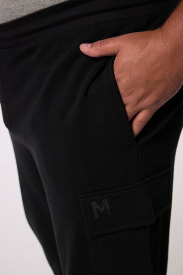 Men+ 113 Joggebukse med cargolommer Svart - Sweatbukser og-shorts - Sweatbukser og Sweatshorts 2XL-12XL