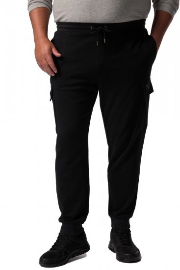 Men+ 113 Joggebukse med cargolommer Svart - Sweatbukser og-shorts - Sweatbukser og Sweatshorts 2XL-12XL