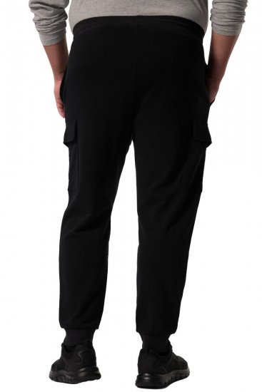 Men+ 113 Joggebukse med cargolommer Svart - Sweatbukser og-shorts - Sweatbukser og Sweatshorts 2XL-12XL