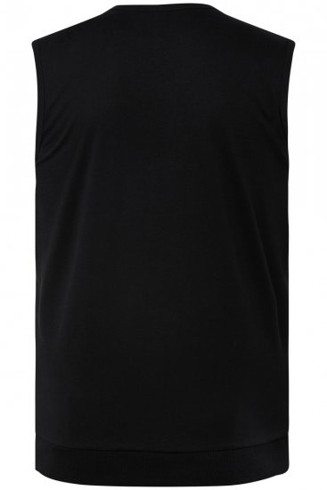 Men+ 248 Ermeløs T-skjorte bellyfit Svart - T-skjorter - Store T-skjorter - 2XL-14XL