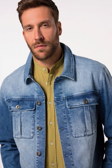 JP1880 832510 Stretch Jeansjakke Indigoblå - Jakker - Store jakker - 2XL-12XL