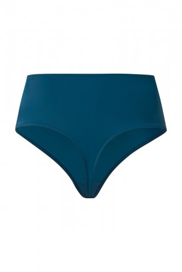Ulla Popken 832864 Stringtruser med blonder Petrol - Truser - 