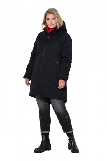 Ulla Popken 833341 Funksjonsjakke Svart - Jakker - Damejakker i store størrelser