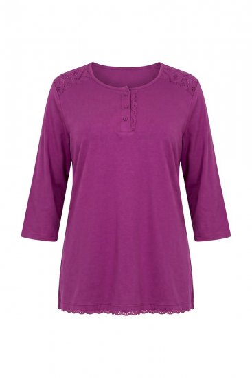 Ulla Popken 833660 Pyjamas Fiolett - Pyjamas/Loungewear - 