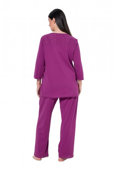 Ulla Popken 833660 Pyjamas Fiolett - Pyjamas/Loungewear - 