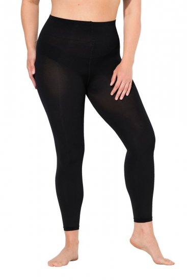 Ulla Popken 833806 Strømpeleggings 200 den Svart - Strømpebukser & sokker - 
