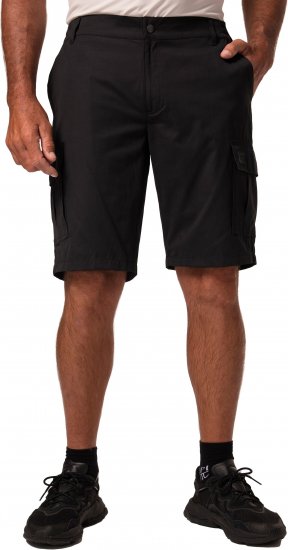 JP1880 Jay-Pi Bermuda QuickDry Cargo Shorts Black - Sportsklær & turklær - Sportsklær till herre i store størrelser