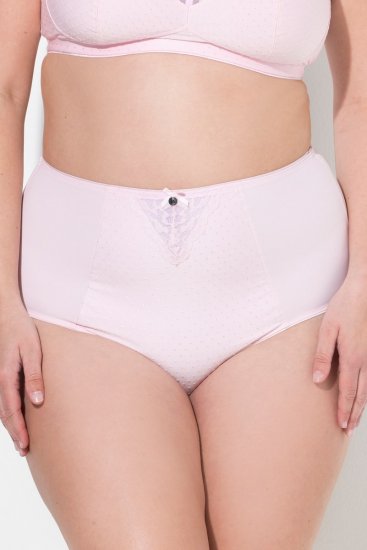 Ulla Popken 834307 Formende truser med blonder Rosa - Shapewear - 