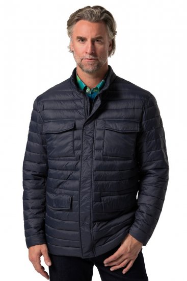 Boston Park 416 Quiltet jakke med ståkrage Mørkeblå - Jakker - Store jakker - 2XL-12XL