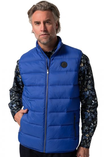 Boston Park 460 Quiltet vest med ståkrage Blå - Jakker - Store jakker - 2XL-12XL