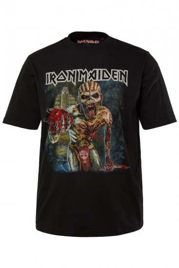 JP1880 Iron Maiden Eddie Attack Band T-Shirt Black - T-skjorter - Store T-skjorter - 2XL-14XL