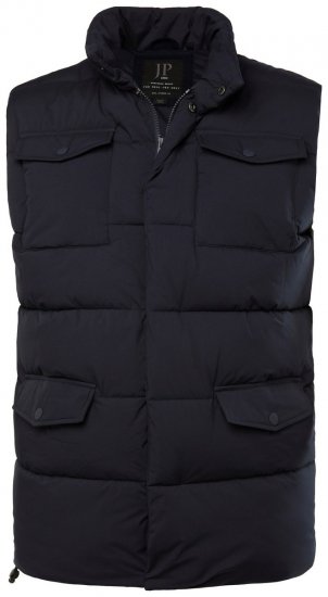 JP1880 834648 Quiltet vest med ståkrage Mørkeblå - Jakker - Store jakker - 2XL-12XL