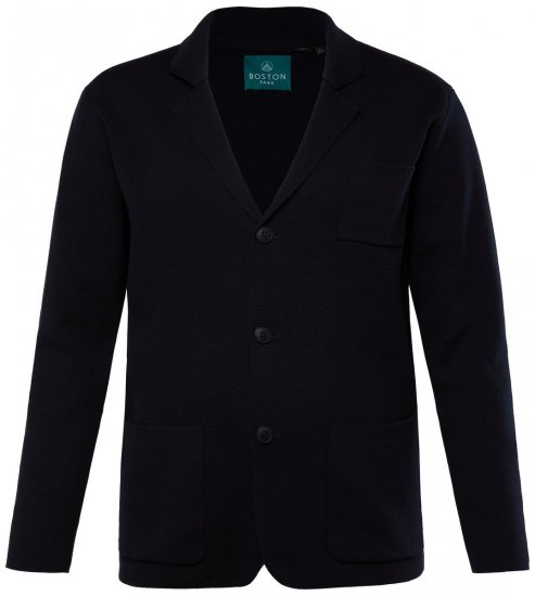 Boston Park 747 Flexlastic Strikket blazer Mørkeblå - Dresser og blazere - Dresser i store størrelser