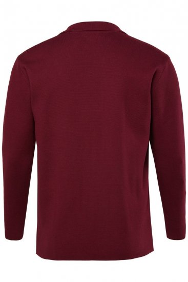 Boston Park 747 Flexlastic Strikket blazer Aubergine - Dresser og blazere - Dresser i store størrelser