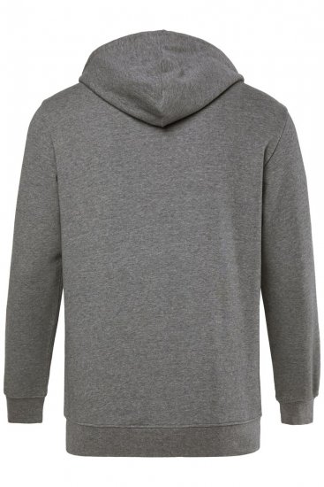 Men+ 851 Hettejakke Gråmelert - Gensere og hettegensere - Store hettegensere - 2XL-14XL