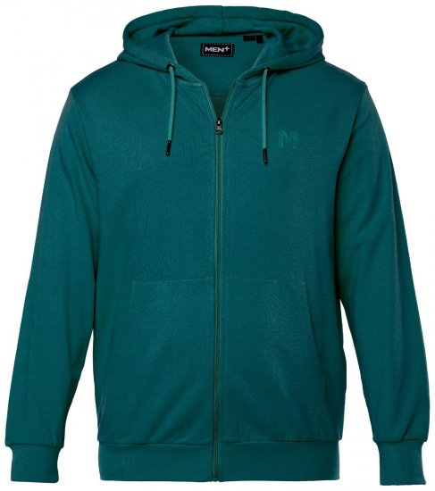 Men+ 851 Hettejakke Grangrønn - Gensere og hettegensere - Store hettegensere - 2XL-14XL