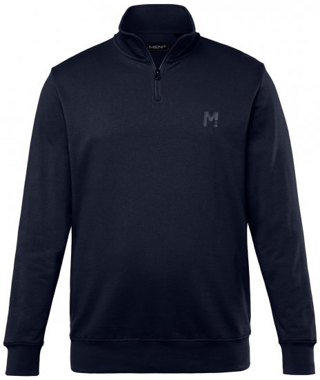 Men+ 856 Halfzip-genser Mørkeblå - Gensere og hettegensere - Store hettegensere - 2XL-14XL