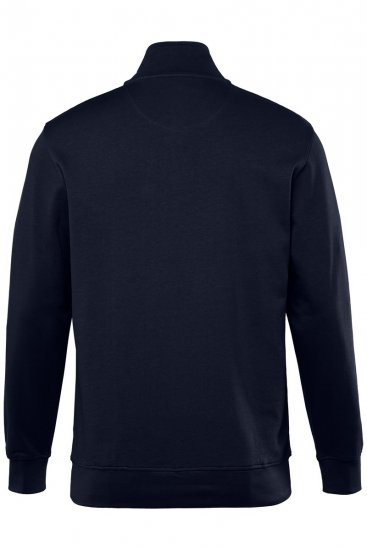 Men+ 856 Halfzip-genser Mørkeblå - Gensere og hettegensere - Store hettegensere - 2XL-14XL