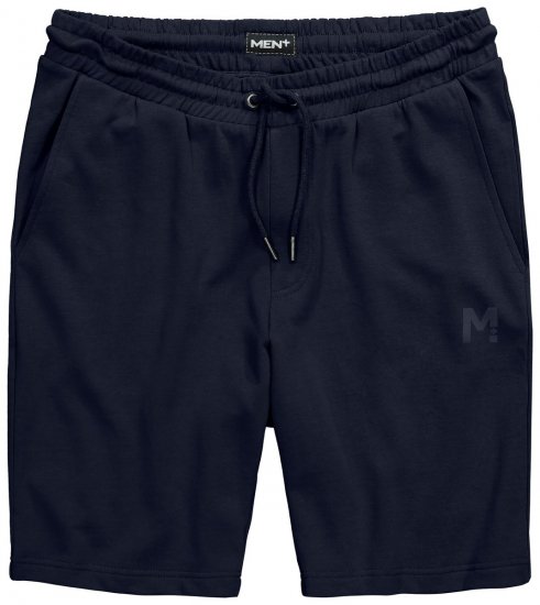 Men+ 858 Joggeshorts Mørkeblå - Sweatbukser og-shorts - Sweatbukser og Sweatshorts 2XL-12XL
