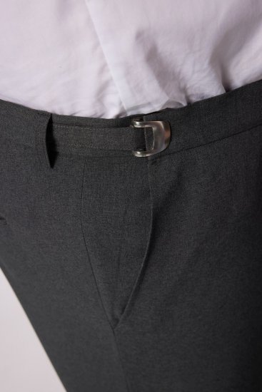Men+ 065 Porto Dressbukser Grå - Dresser og blazere - Dresser i store størrelser