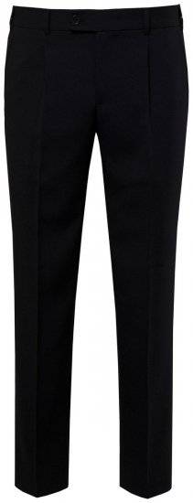 Men+ 066 Porto Dressbukser bellyfit Svart - Dresser og blazere - Dresser i store størrelser