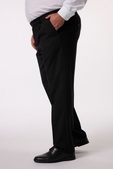 Men+ 066 Porto Dressbukser bellyfit Svart - Dresser og blazere - Dresser i store størrelser