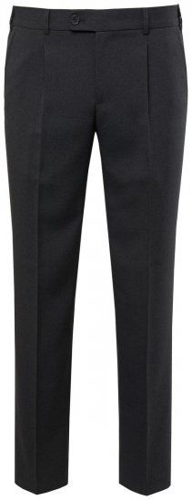 Men+ 066 Porto Dressbukser bellyfit Grå - Dresser og blazere - Dresser i store størrelser