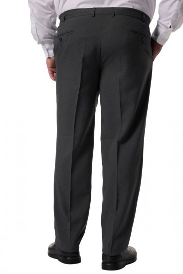 Men+ 066 Porto Dressbukser bellyfit Grå - Dresser og blazere - Dresser i store størrelser