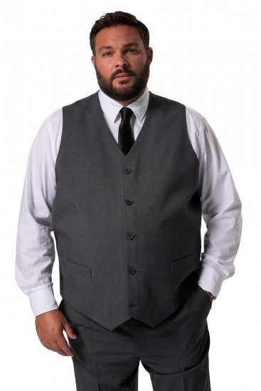 Men+ 067 Porto Dressvest Grå - Dresser og blazere - Dresser i store størrelser