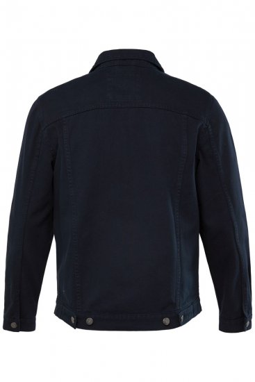 Men+ 446 Jeansjakke med brystlommer Mørkeblå - Jakker - Store jakker - 2XL-12XL