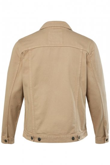 Men+ 446 Jeansjakke med brystlommer Sand - Jakker - Store jakker - 2XL-12XL
