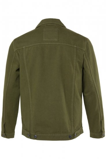 Men+ 446 Jeansjakke med brystlommer Mørk oliven - Jakker - Store jakker - 2XL-12XL