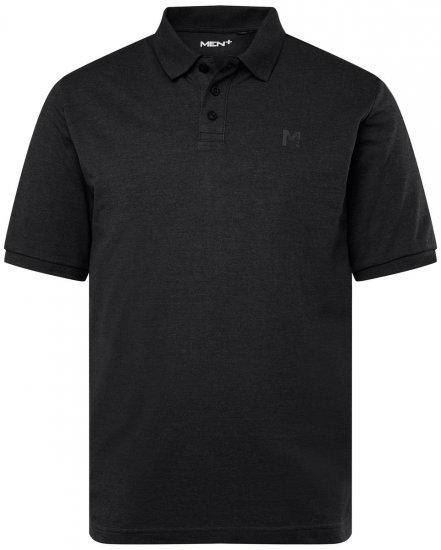 Men+ 256 Pikéskjorte Svart - Polo- & piqueskjorter - Poloskjorte i store størrelser - 2XL-8XL
