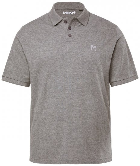 Men+ 256 Pikéskjorte Grå - Polo- & piqueskjorter - Poloskjorte i store størrelser - 2XL-8XL