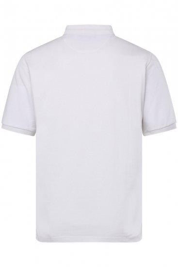 Men+ 256 Pikéskjorte Hvit - Polo- & piqueskjorter - Poloskjorte i store størrelser - 2XL-8XL