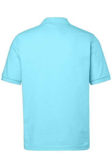 Men+ 256 Pikéskjorte Lys turkis - Polo- & piqueskjorter - Poloskjorte i store størrelser - 2XL-8XL