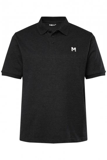 Men+ 258 Pikéskjorte Svart 2-pakning - Polo- & piqueskjorter - Poloskjorte i store størrelser - 2XL-8XL