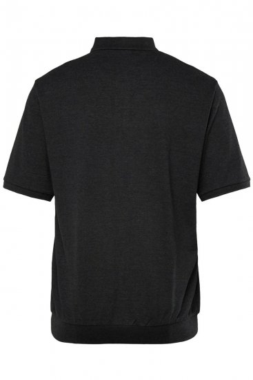 Men+ 264 Pikéskjorte bellyfit Svart - Polo- & piqueskjorter - Poloskjorte i store størrelser - 2XL-8XL
