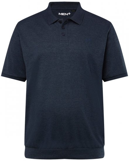 Men+ 264 Pikéskjorte bellyfit Mørkeblå - Polo- & piqueskjorter - Poloskjorte i store størrelser - 2XL-8XL